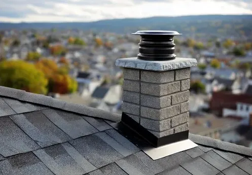 Chimney with a sealed crown and cap in Shoreview